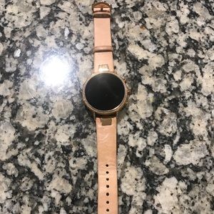 It is a smart watch from fossil.